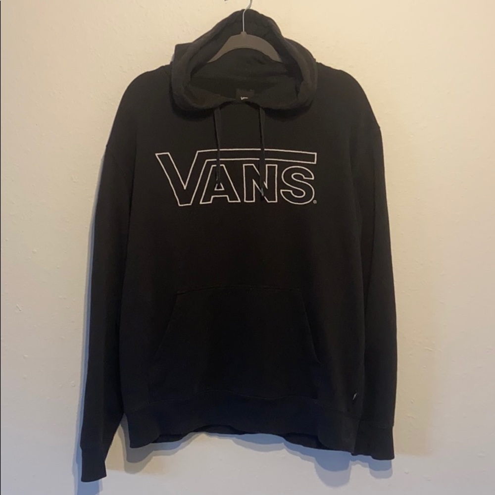 Black vans hoodie sweatshirt